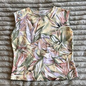 Jaipur Pastel Leaf Print Women's Blouse